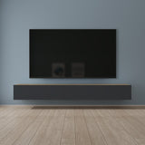 glasvilla Table TV Meuble TV Poignée Dissimulée avec Fermeture en Douceur Meuble Mural Bas pour Salon Fernsehschrank02