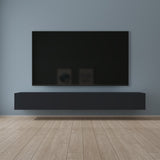 glasvilla Table TV Meuble TV Poignée Dissimulée avec Fermeture en Douceur Meuble Mural Bas pour Salon Fernsehschrank02