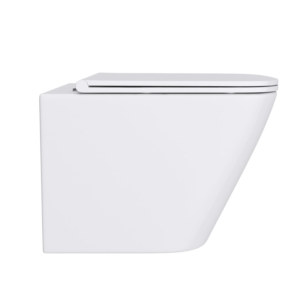 glasvilla Spülrandlos Wand WC schwarz Hänge WC + WC Sitz (mit Softclose) A112 NEU!!!