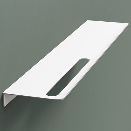 glasvilla Duschablage zum Bohren oder Kleben Duschregal Badablage aus Aluminium Badezimmerablage zur Wandmontage Badezimmer Organizer Reglo-06
