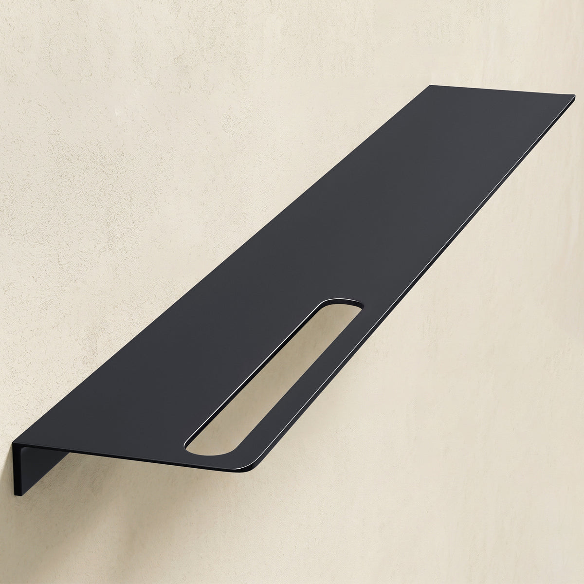 glasvilla Duschablage zum Bohren oder Kleben Duschregal Badablage aus Aluminium Badezimmerablage zur Wandmontage Badezimmer Organizer Reglo-06