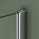 galsvilla Eckeinstieg Duschkabine Duschabtrennung Klarglas 6mm ESG-Sicherheitsglas & Lotuseffekt 2 Pendeltüren  R01k