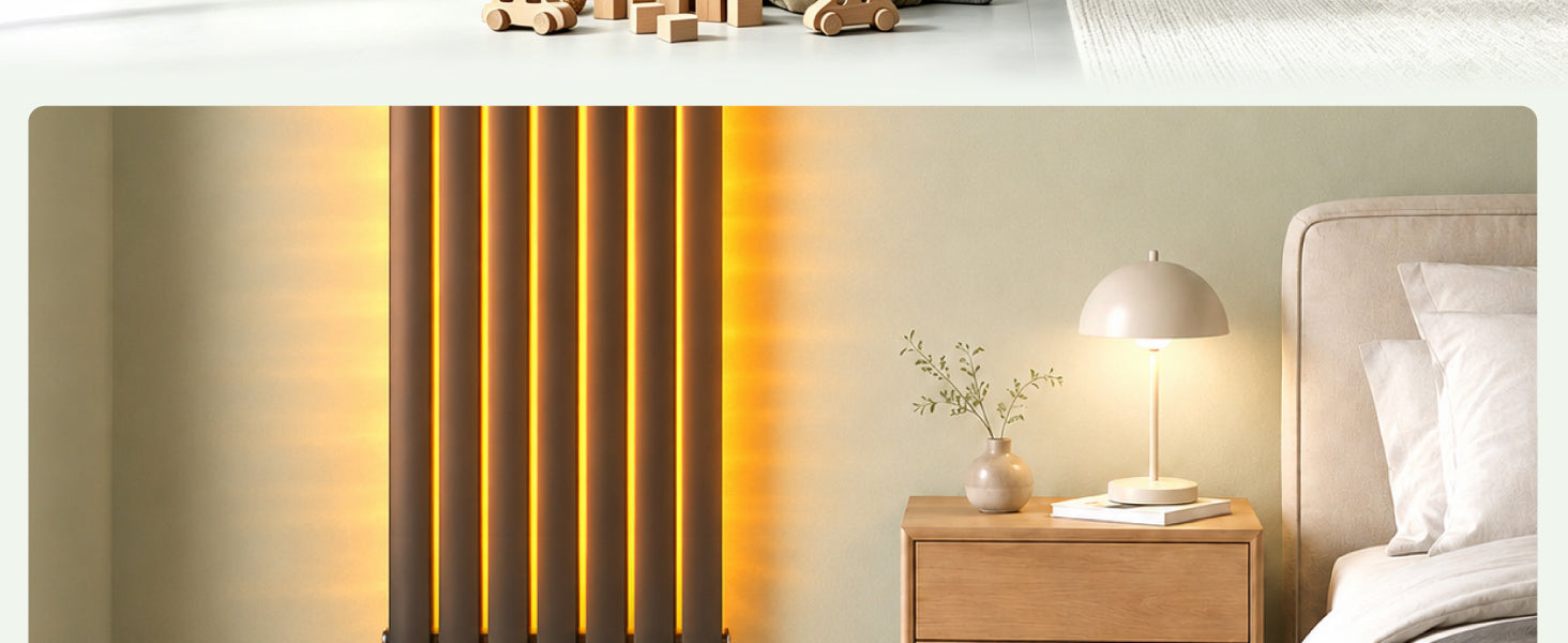 glasvilla Robinet de Radiateur avec Régulateur et Réglage de la Température de 6° à 28° Robinet Thermostatique