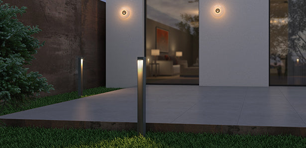 glasvilla Lampione da Giardino IP65 Lampada da Terra per Esterni 3000K Paletti Esterni per Giardini, Parchi, Aree Residenziali e Ingressi 5W BaldersLights