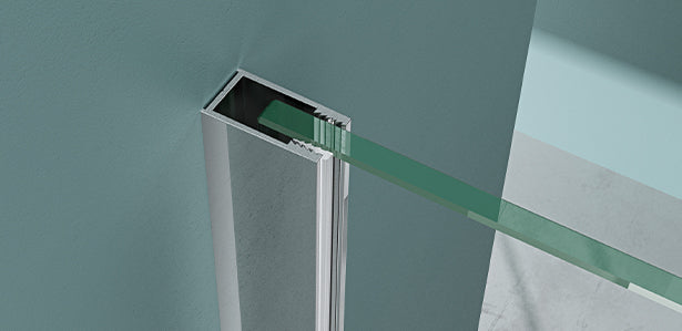 Glasvilla Junta de ducha para puerta de cristal 6–10 mm en PVC reforzado