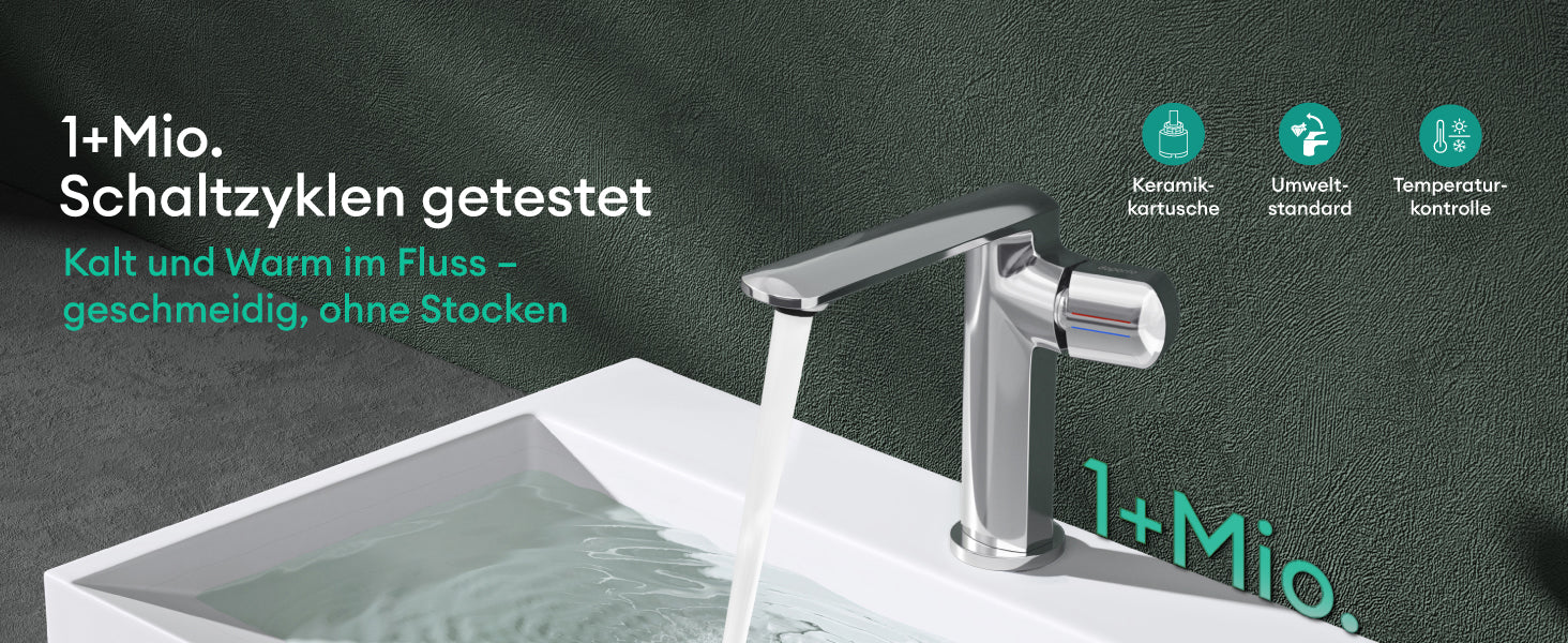 robinetterie Glasvilla, robinet de salle de bain, robinet d'évier, installations de salle de bain, mitigeur monocommande