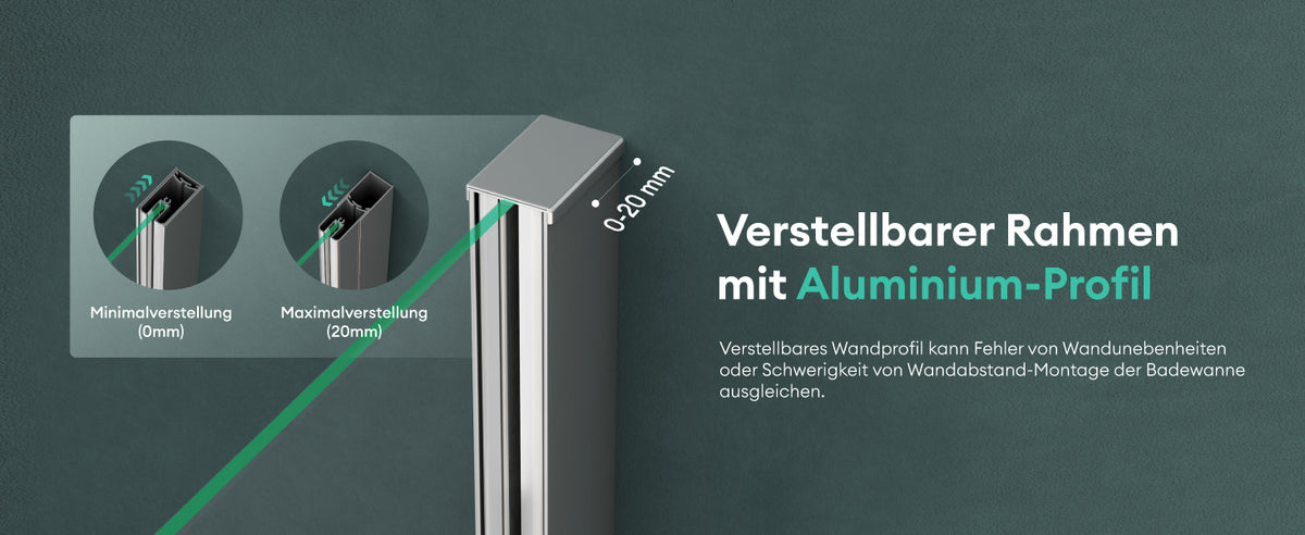 Aluminium-Wandprofile