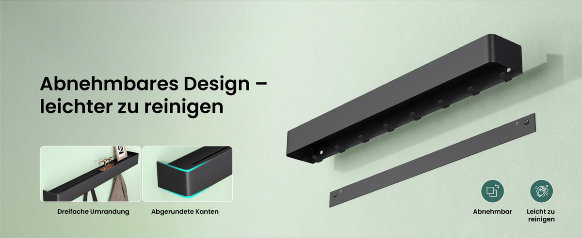 Abnehmbares Design