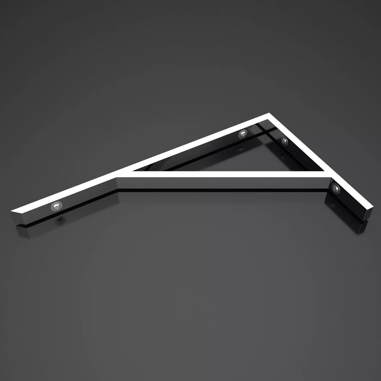 glasvilla Design Wandkonsole aus Edelstahl Waschtisch Halterung WH02