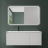 glasvilla Design Badmöbel Set Waschtisch mit Unterschrank Waschbeckenunterschrank 120cm mit Softclose Schubladen inkl. Mineralguss Waschbecken Santa